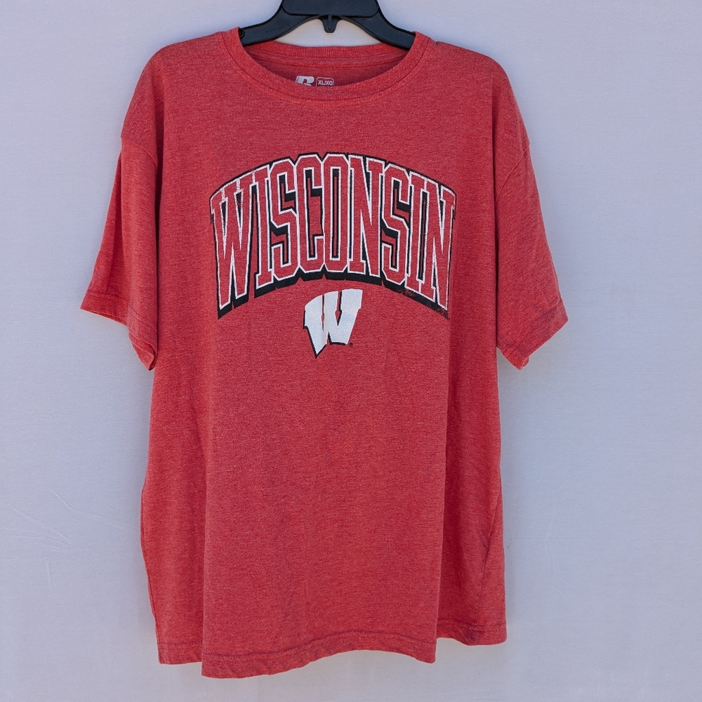 🖖 Russell Athletic 🖖 Wisconsin Badgers Shirt